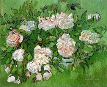 静物画 ピンクのバラ フィンセント・ファン・ゴッホ 印象派 花 Oil Paintings